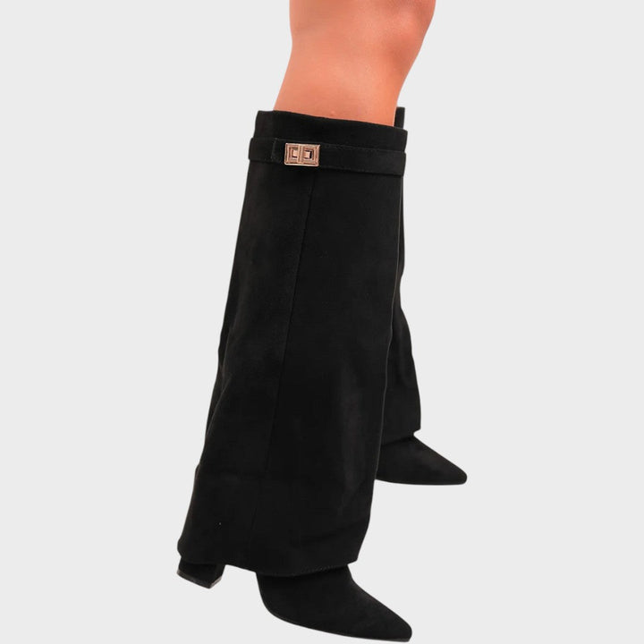 Lunara | Botas Altas de Caña Ancha para Mujer
