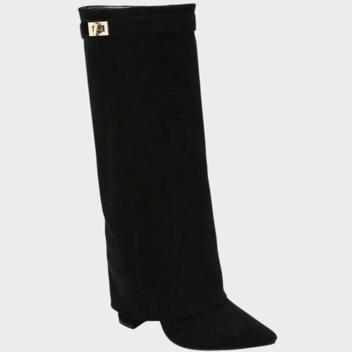 Lunara | Botas Altas de Caña Ancha para Mujer
