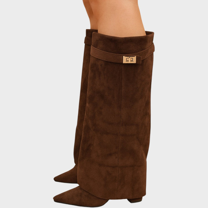Lunara | Botas Altas de Caña Ancha para Mujer