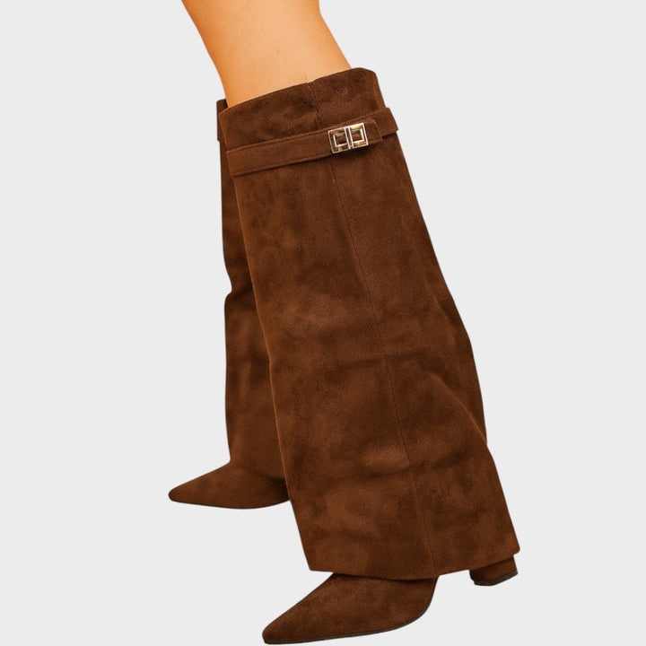 Lunara | Botas Altas de Caña Ancha para Mujer