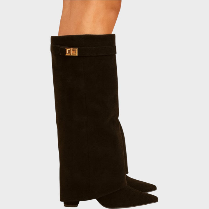 Lunara | Botas Altas de Caña Ancha para Mujer