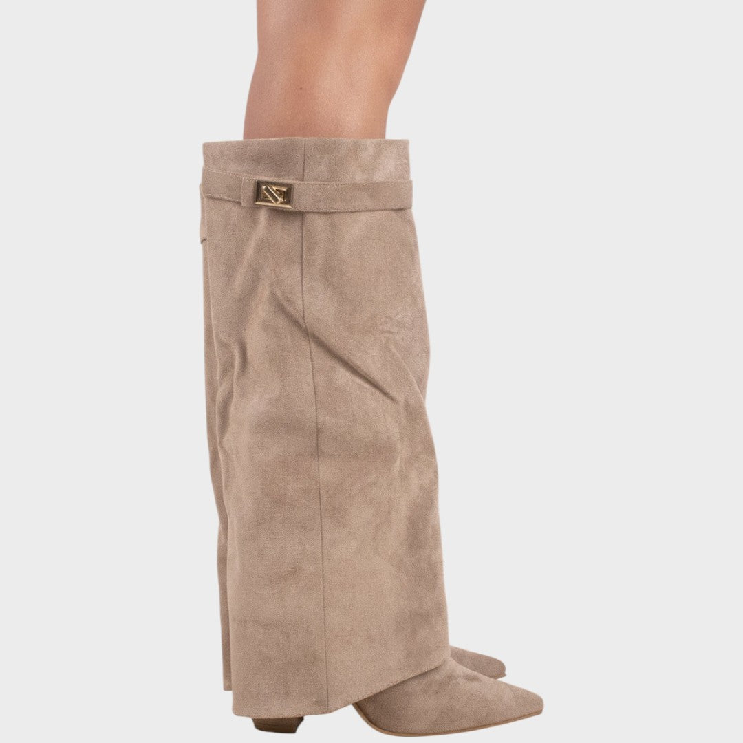 Lunara | Botas Altas de Caña Ancha para Mujer