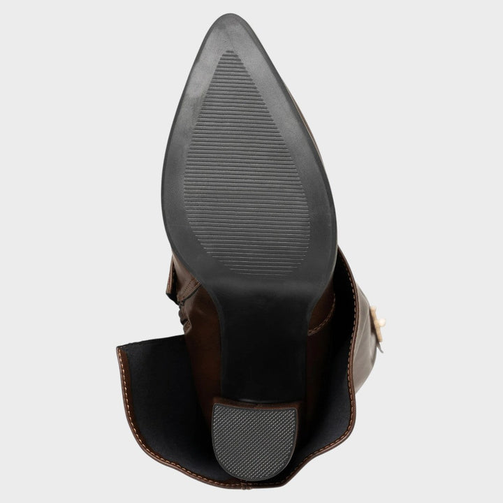 Luna | Botas Altas de Piel de Caña Ancha para Mujer