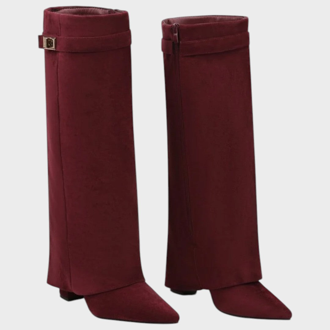 Lunara | Botas Altas de Caña Ancha para Mujer