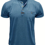 Чавор - Стилна тениска с кръгло деколте и джоб