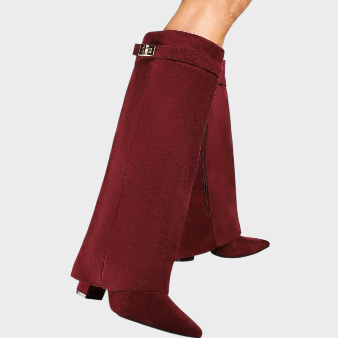 Lunara | Botas Altas de Caña Ancha para Mujer