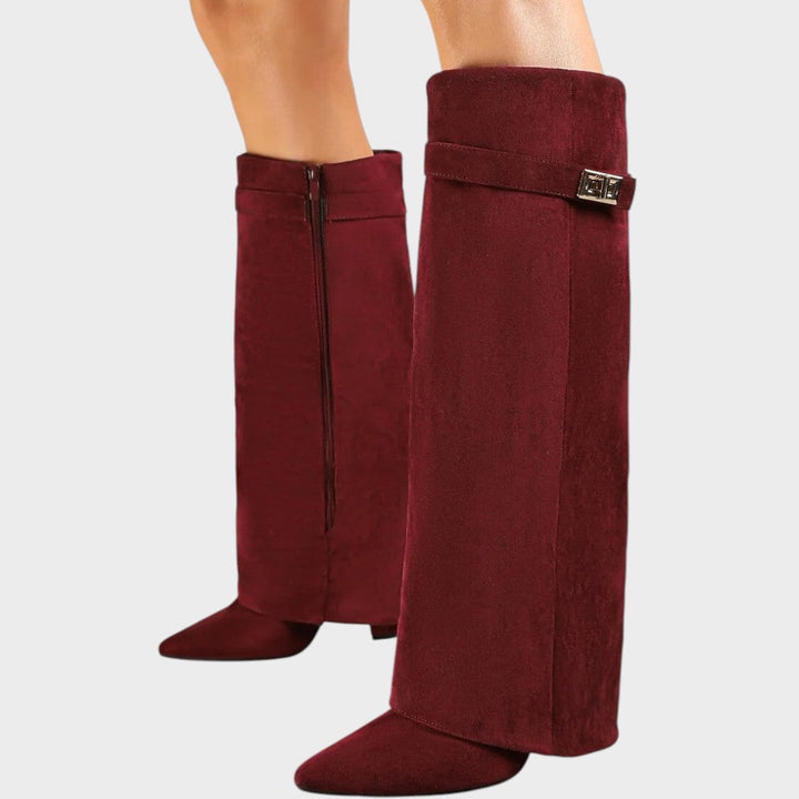 Lunara | Botas Altas de Caña Ancha para Mujer