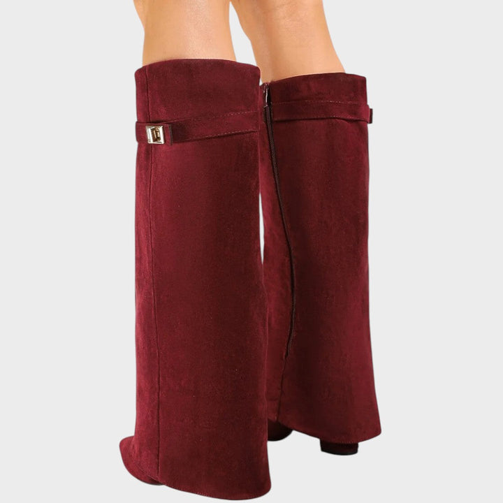 Lunara | Botas Altas de Caña Ancha para Mujer