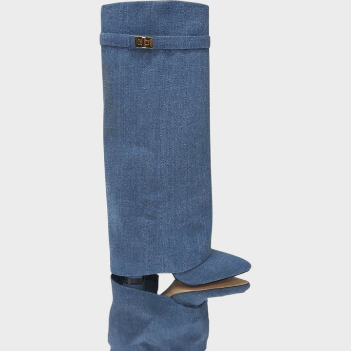 Lunara | Botas Altas de Caña Ancha para Mujer
