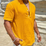 Елиян - Елегантна лятна риза с висока яка