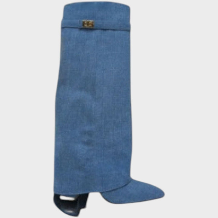 Lunara | Botas Altas de Caña Ancha para Mujer