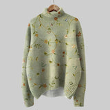 Оливия – Стилно поло в винтидж стил с чаровен флорален принт