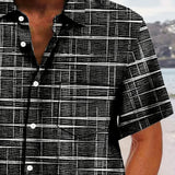 Мирослав -  Елегантна риза с райе и каре