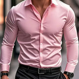 Найчо - Елегантна риза с дълги ръкави и копчета