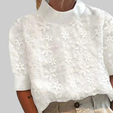 Петра - С десен и едноцветна поло яка