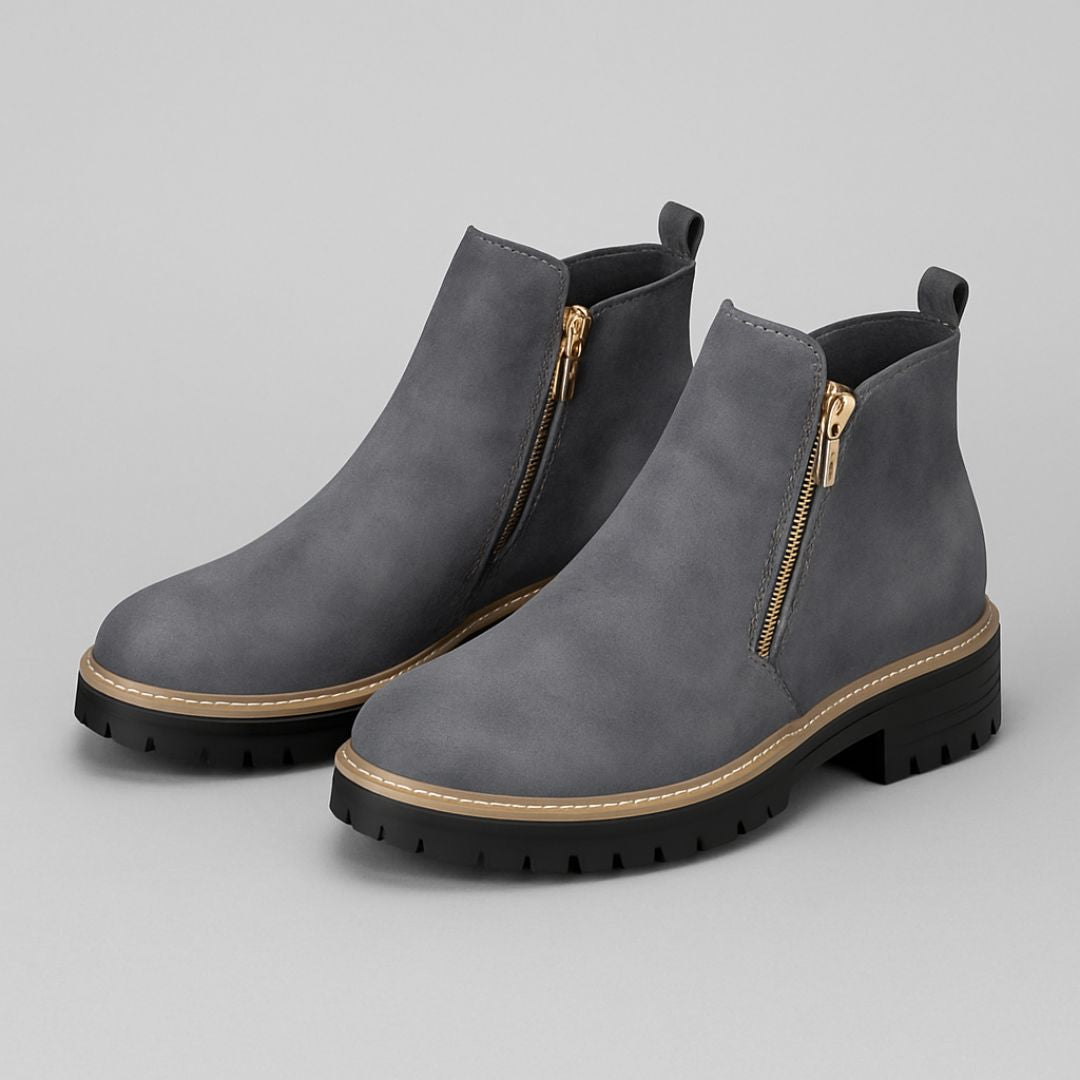 Valencina | Botines con Cremallera Lateral para Mujer