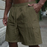 Цветан - Къси дишащи панталони с еластичен талия