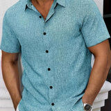 Здравчо - Лека риза с къс ръкав от лен