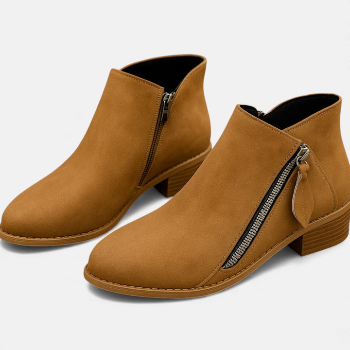 Vionne | Botines de Piel para Mujer con Cremallera