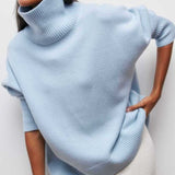 Десислава - Пуловер с поло яка и свободна кройка