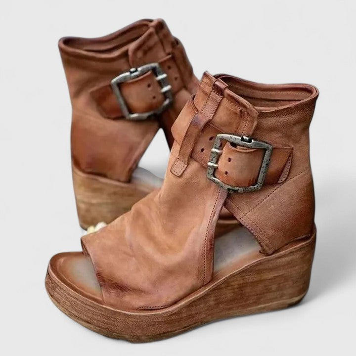 Carmina | Botas con Cordones y Suela Gruesa para Mujer