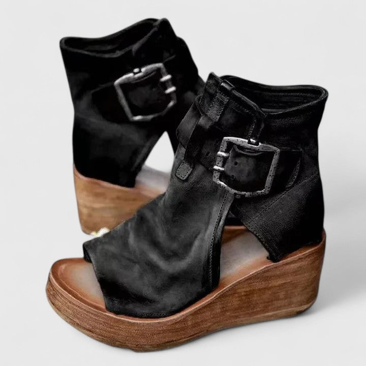 Carmina | Botas con Cordones y Suela Gruesa para Mujer