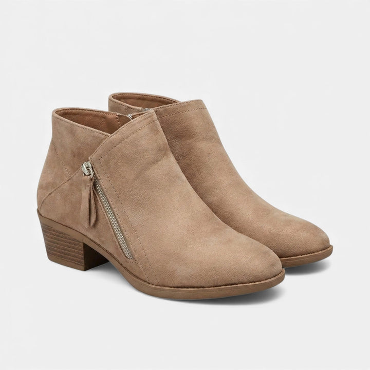 Vionne | Botines de Piel para Mujer con Cremallera