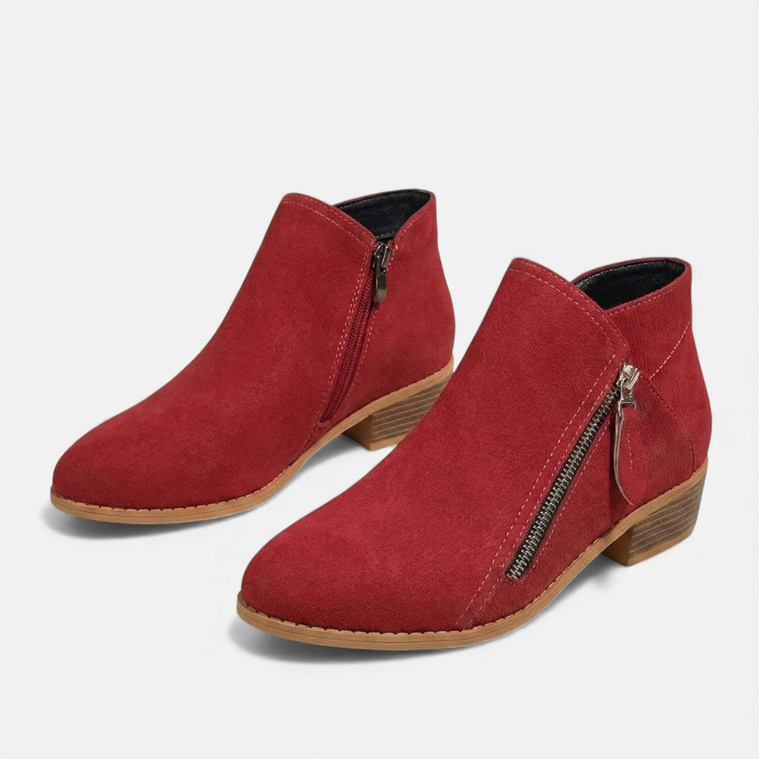 Vionne | Botines de Piel para Mujer con Cremallera