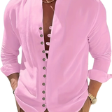 Орфей - Лека памучна риза с дълги ръкави