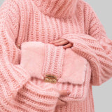 Мартина - Мека дамска блуза с дълъг ръкав и качулка