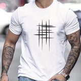 Анастас - Стилен т-shirt с кръгло деколте и графичен принт