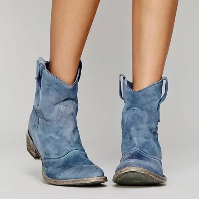 Camellia | Botines Cowboy Vintage para Mujer