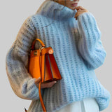 Мартина - Мека дамска блуза с дълъг ръкав и качулка