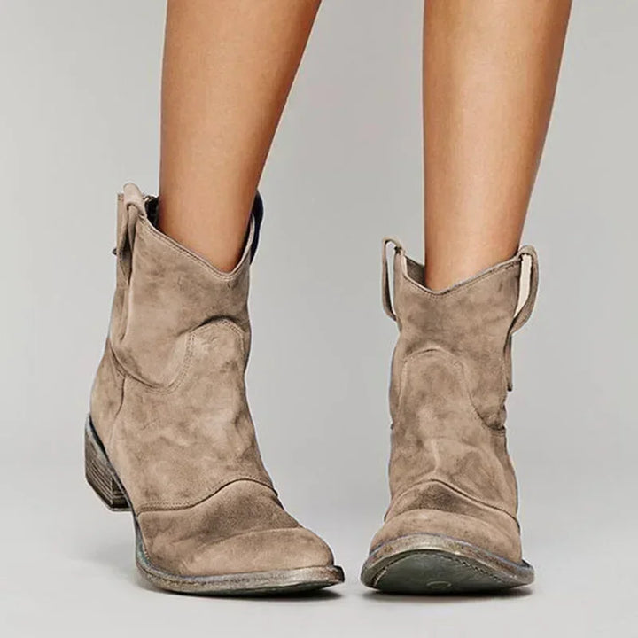 Camellia | Botines Cowboy Vintage para Mujer