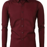 Найчо - Елегантна риза с дълги ръкави и копчета