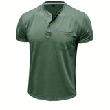 Чавор - Стилна тениска с кръгло деколте и джоб