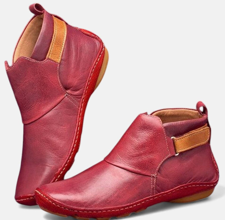 Elsa™ | Botines de Piel de Horma Ancha para Mujer