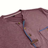 Чавор - Стилна тениска с кръгло деколте и джоб