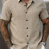 Здравчо - Лека риза с къс ръкав от лен