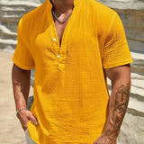 Елиян - Елегантна лятна риза с висока яка