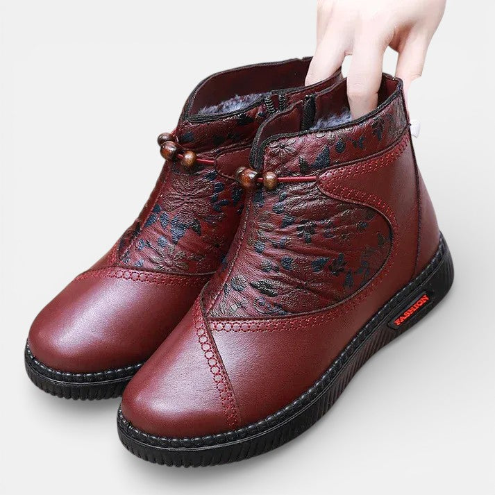 Huelva® | Botas de Piel Impermeables para Mujer