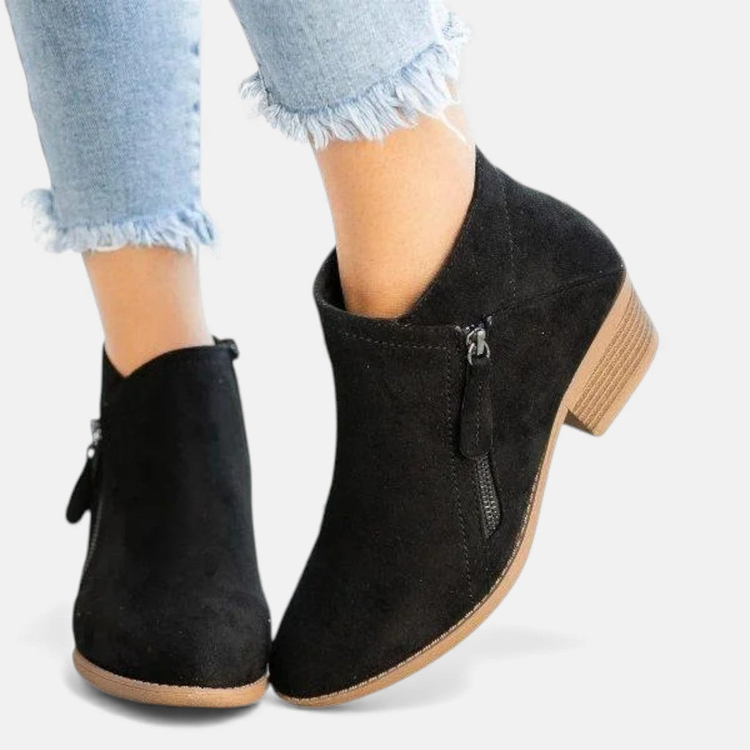 Vionne | Botines de Piel para Mujer con Cremallera