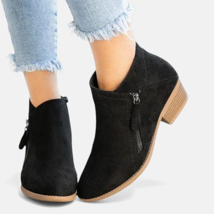 Vionne | Botines de Piel para Mujer con Cremallera
