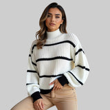 Никол - Ежедневен пуловер с поло яка