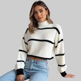 Никол - Ежедневен пуловер с поло яка