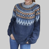 Стела - Зимен плетен дамски пуловер