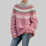 Стела - Зимен плетен дамски пуловер