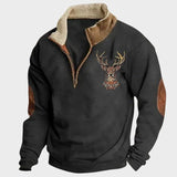 Карлос - Суитшърт с мотив на елен