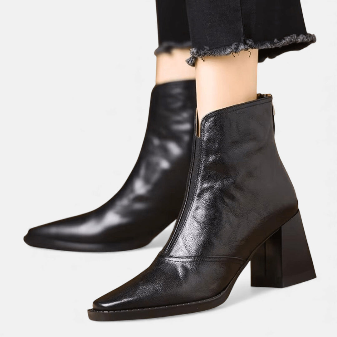 Claudia | Botines de Tacón Medio para Mujer
