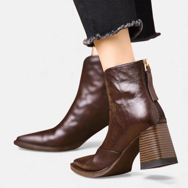 Claudia | Botines de Tacón Medio para Mujer